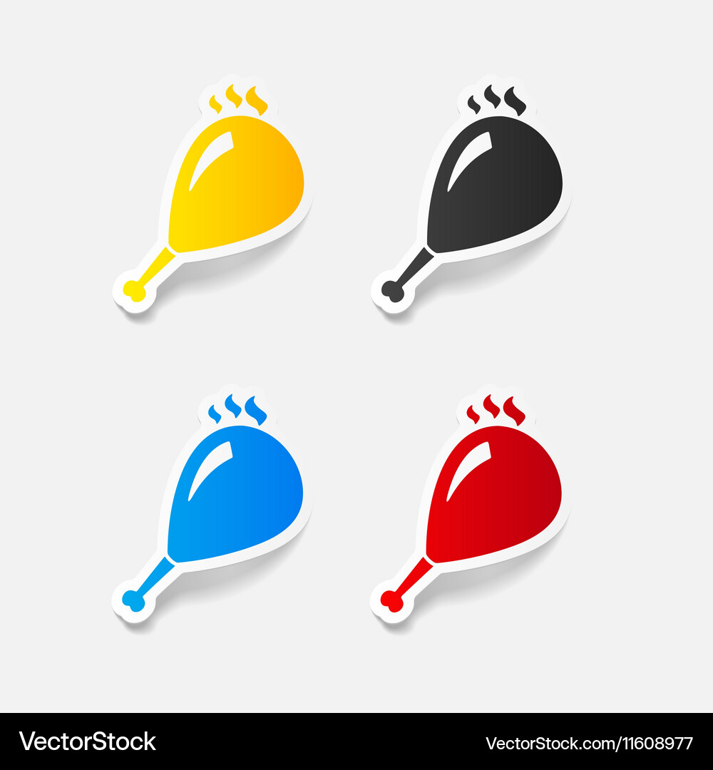 Realistic design element gammon Vector Image