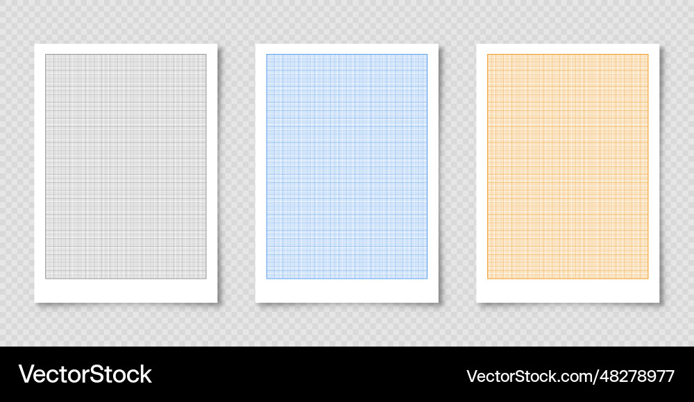 Sheet of graph paper with grid millimeter Sheet of graph paper with grid millimeter Vector Image