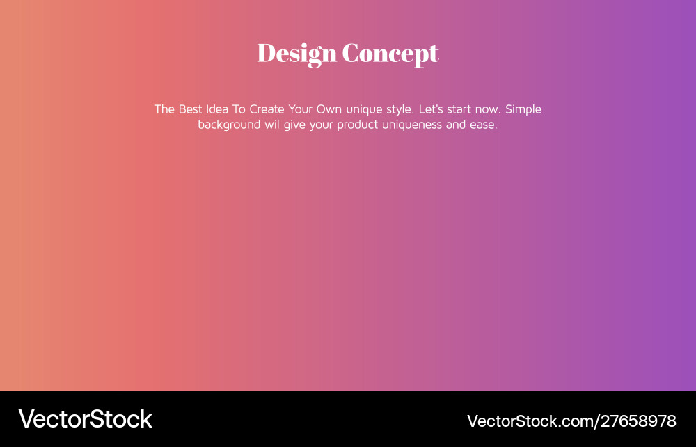 Abstract colorful gradient landing page template Abstract colorful gradient landing page template Vector Image
