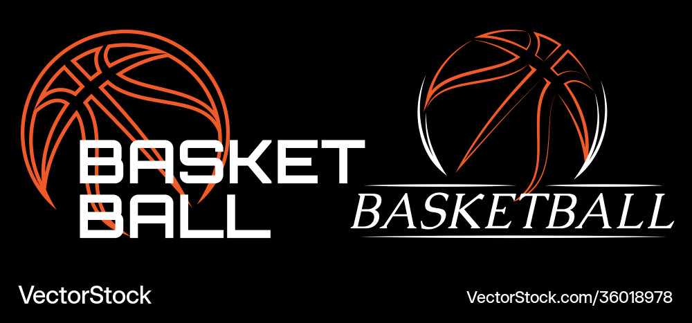 Basketball Team Branding Template Vector Image