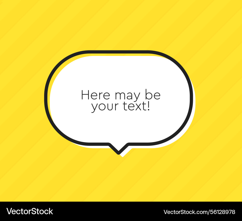 Speech bubble space for quote text frame message Speech bubble space for quote text frame message vector image