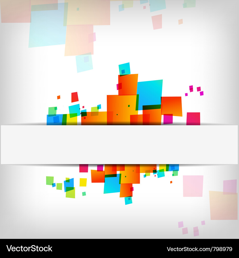 Abstract Colorful Background Vector Image