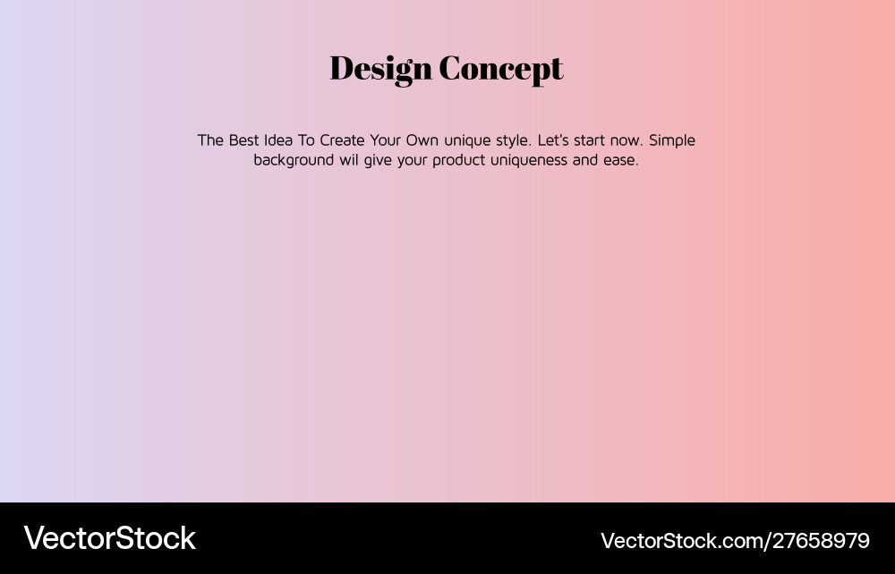 Abstract colorful gradient landing page template Abstract colorful gradient landing page template vector image