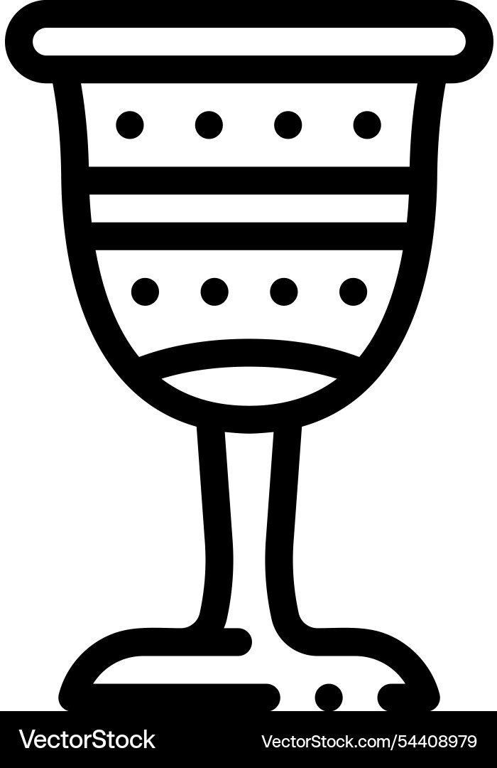 Kidney icon thin linear style design isolated Vector Image