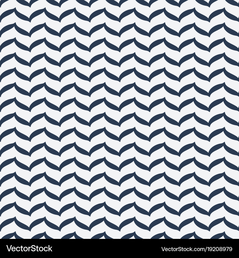 Seamless pattern with waves vector image
