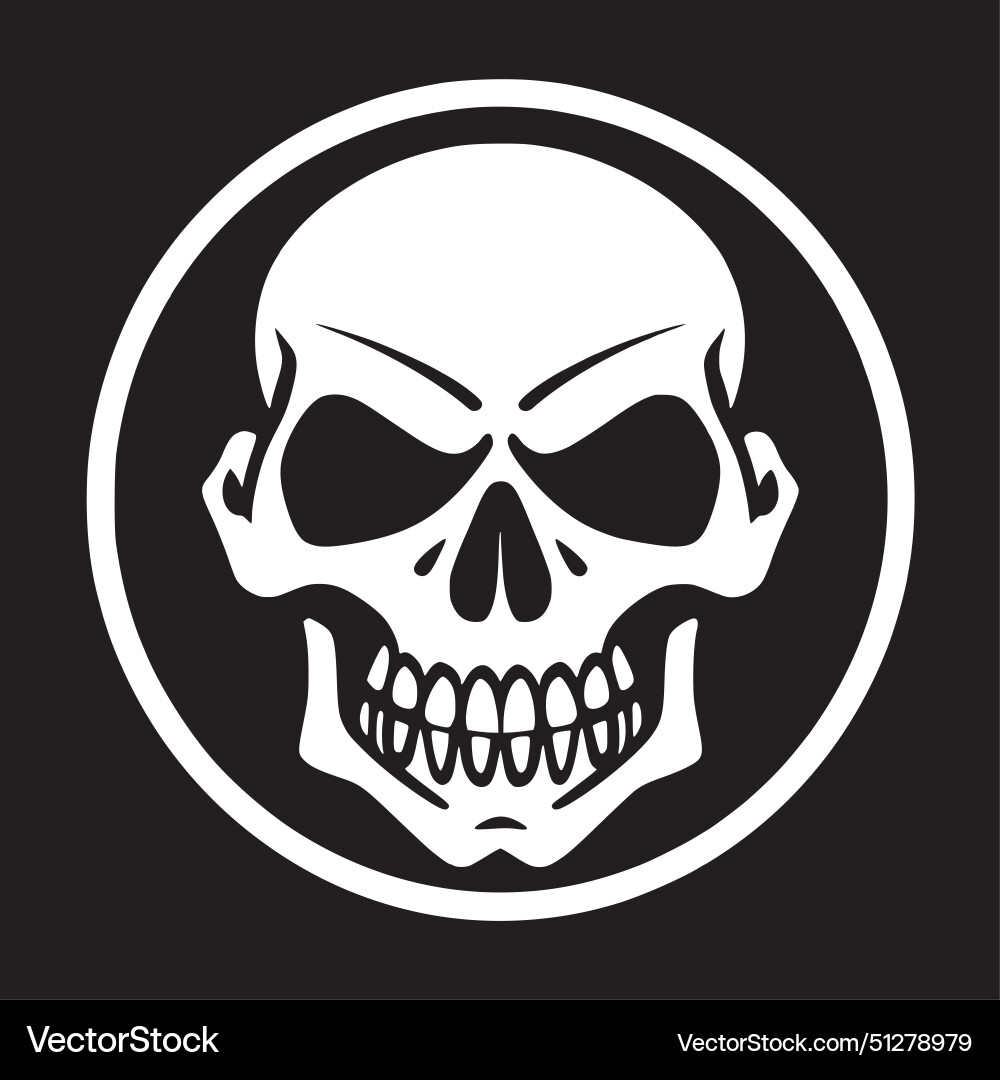 Totenkopf - hochwertiges Logo ideal für T-Shirt Totenkopf - hochwertiges Logo ideal für T-Shirt vektorbild