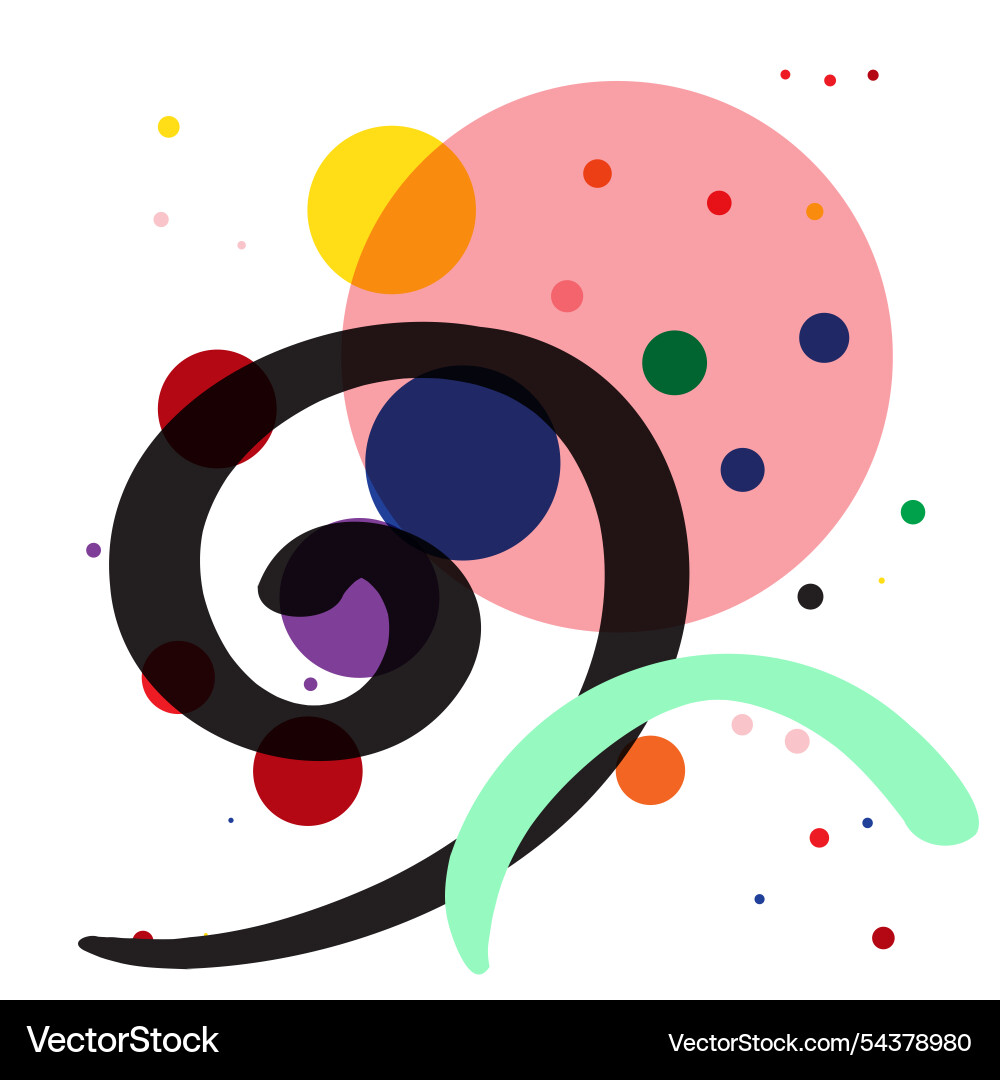 Abstract artwork of swirling lines overlapping Abstract artwork of swirling lines overlapping vector image