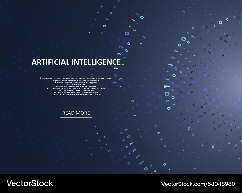 Abstract big data visualization Abstract big data visualization Vector Image
