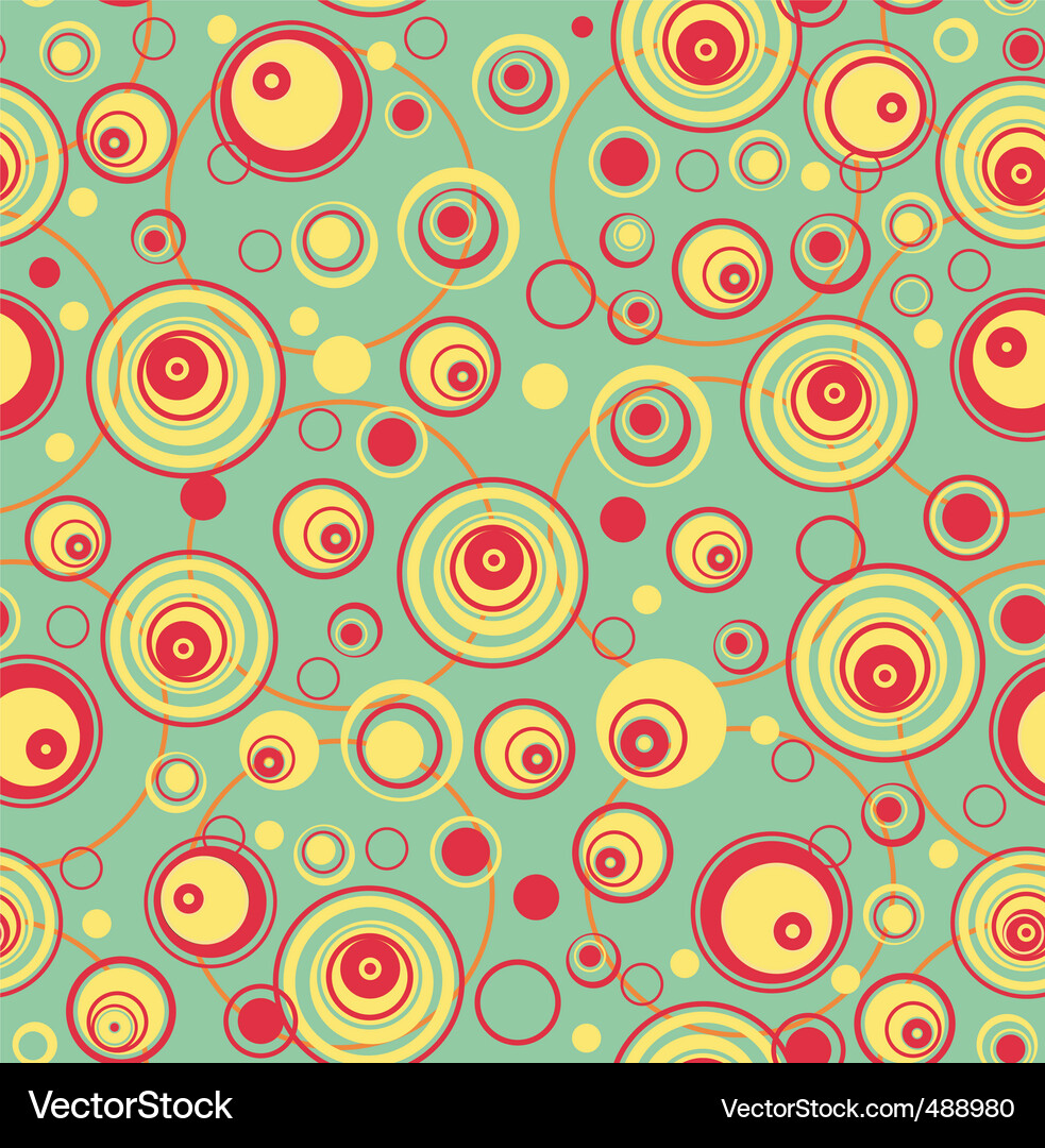 Modern Circle Pattern Vector Image