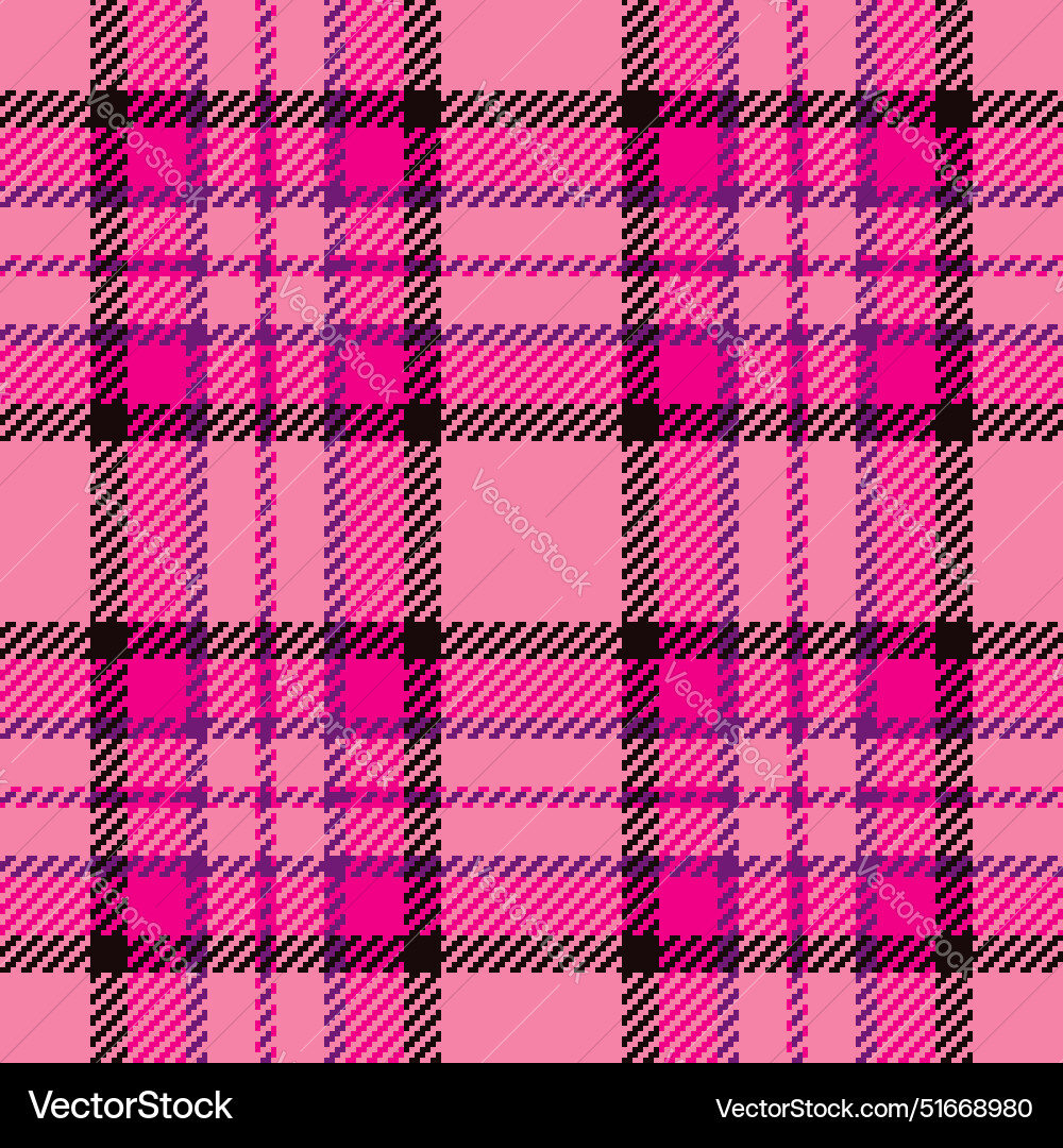Seamless pattern of background tartan check Vector Image