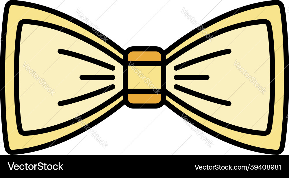 Frau Schleife Krawatte Icon Farbe Umriss Frau Schleife Krawatte Icon Farbe Umriss vektorbild