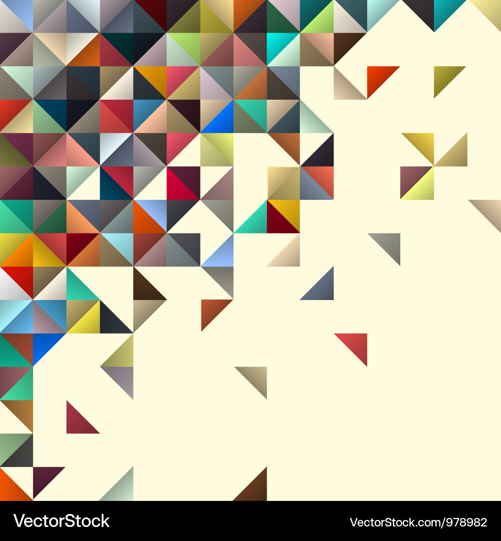 Colorful Geometric Pattern Background vector image