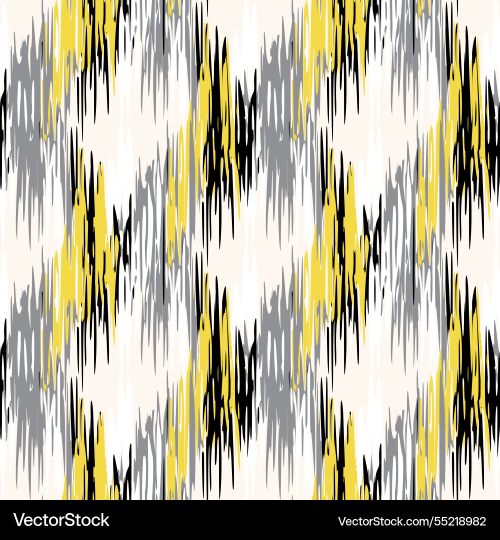 Seamless ikat pattern abstract background Seamless ikat pattern abstract background vector image