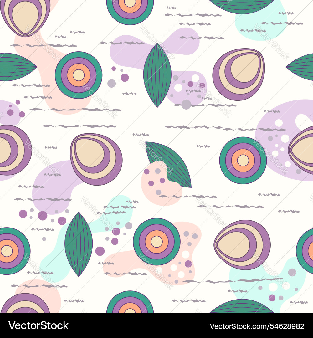Seamless unique pattern creative background design Vector Image