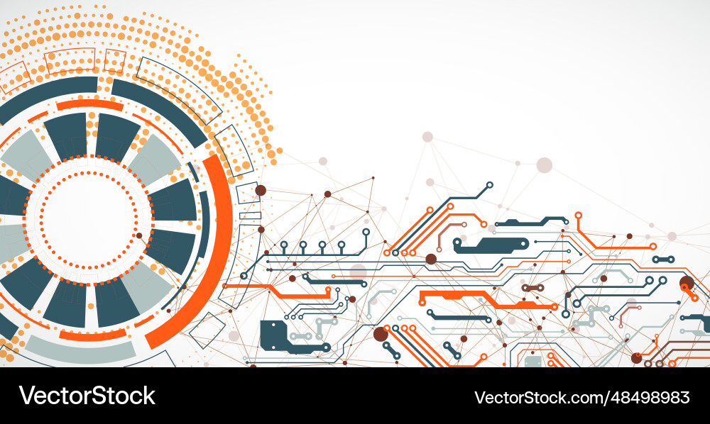 Abstract background with plexus effect scientific Abstract background with plexus effect scientific vector image