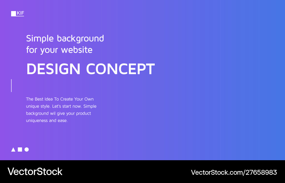Abstract colorful gradient landing page template Abstract colorful gradient landing page template vector image