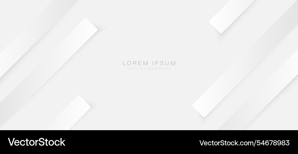 Minimal white abstract background with diagonal Minimal white abstract background with diagonal vector image