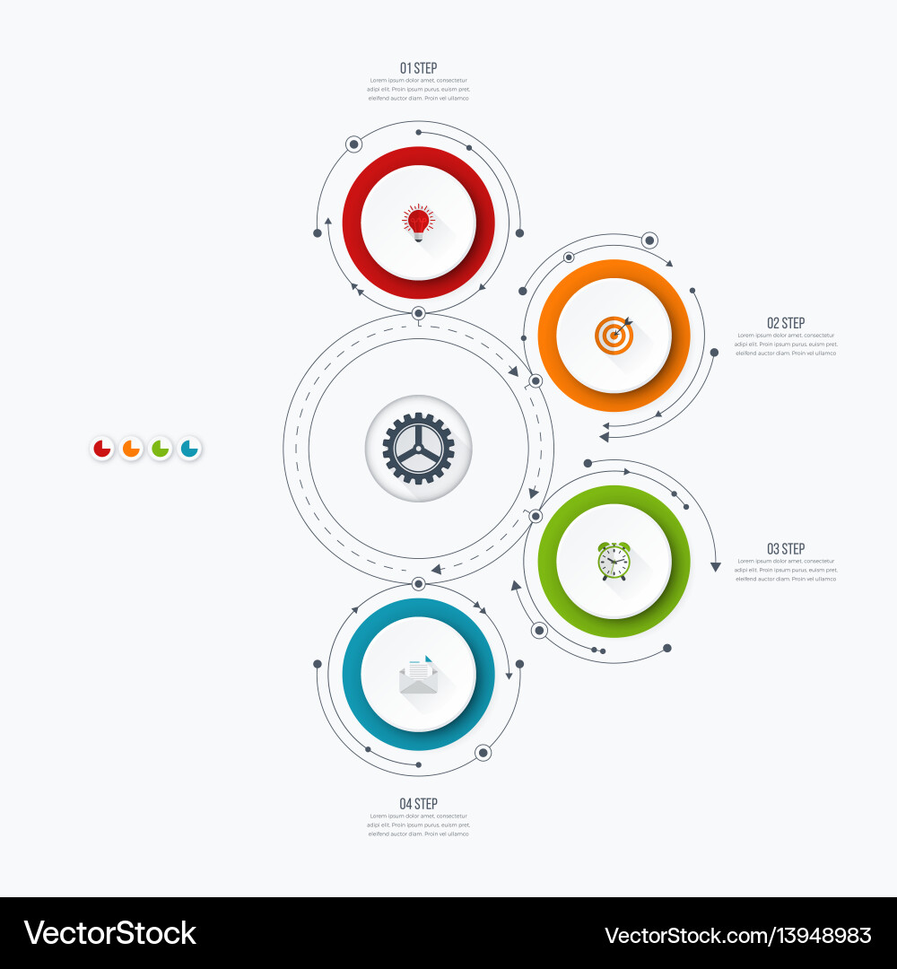 Workflow & Diagram Template vector image
