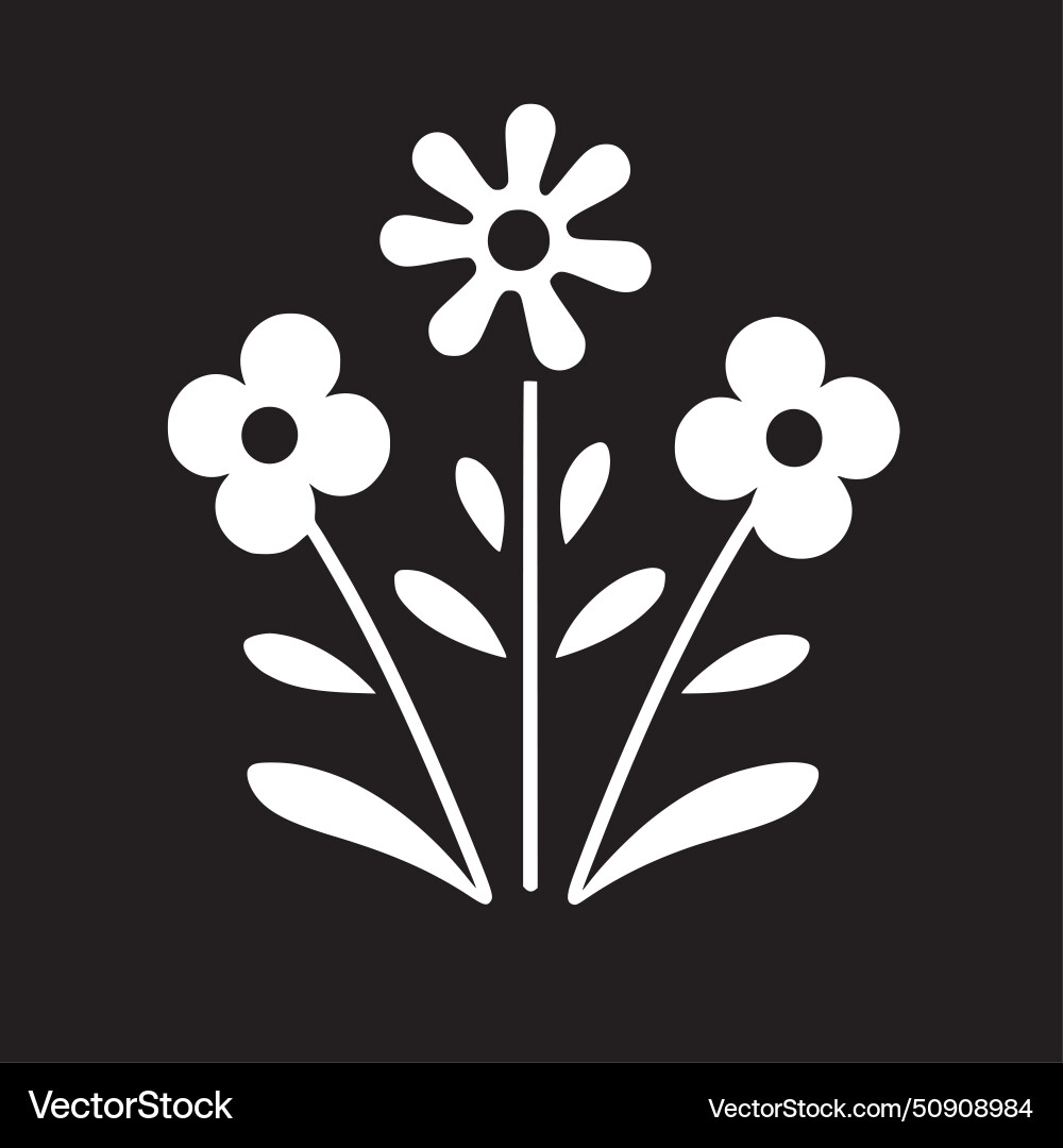 Blumen - hochwertiges Logo ideal für T-Shirt Blumen - hochwertiges Logo ideal für T-Shirt vektorbild