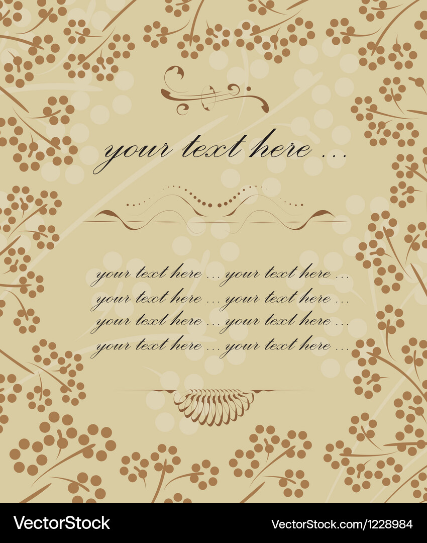 Frame for text Vector Image