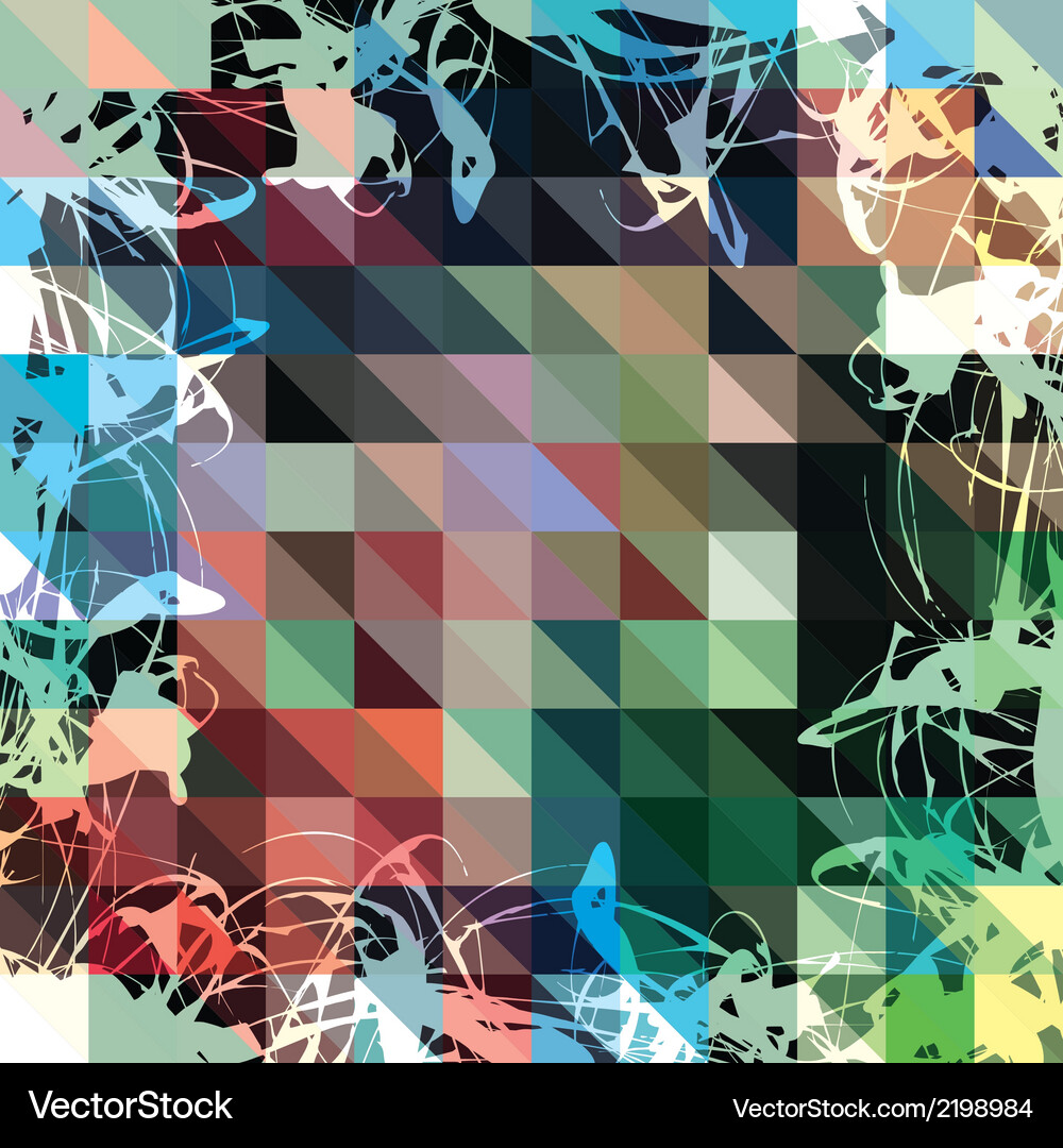 Frame for text with a background made of colorful Vector Image
