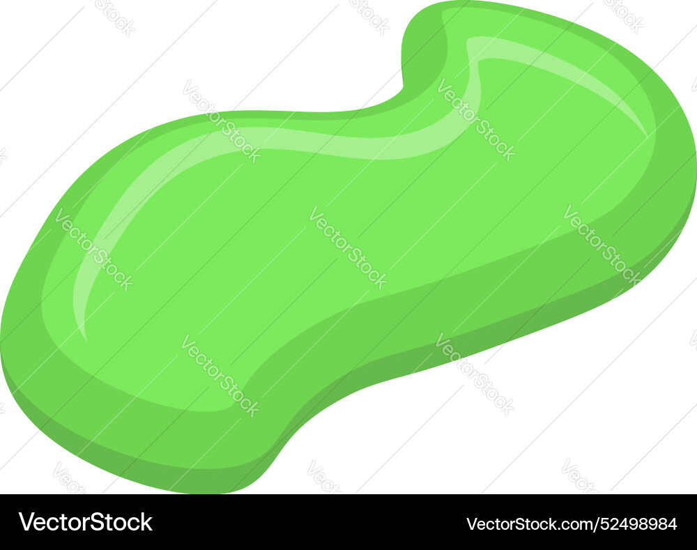 Green slime blob flowing down creating abstract Green slime blob flowing down creating abstract Vector Image