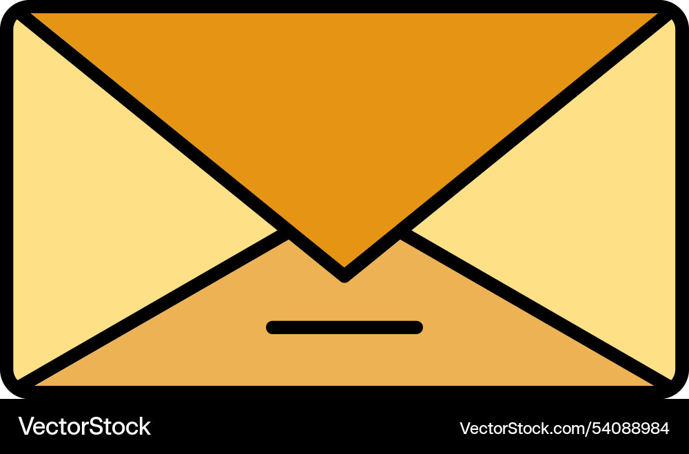 Send line filled icon design Vector Image