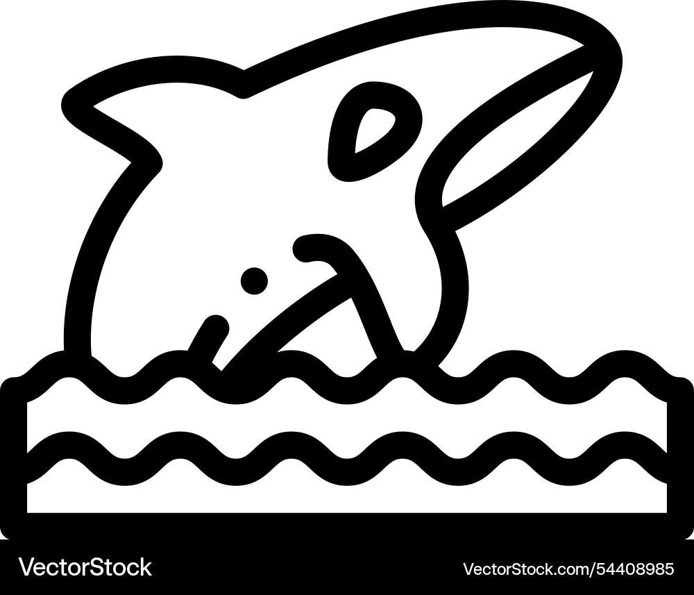 Killer icon thin linear style design isolated Killer icon thin linear style design isolated vector image