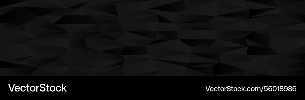 Abstract geometric pattern with dark polygonal vector image