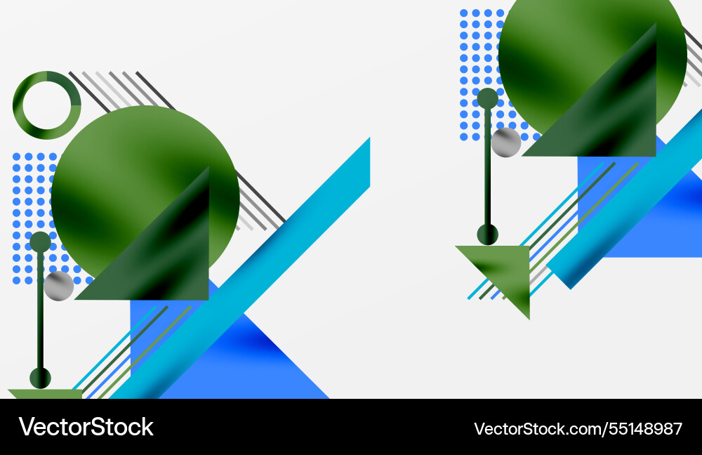 Geometric background showcasing sharp lines Vector Image