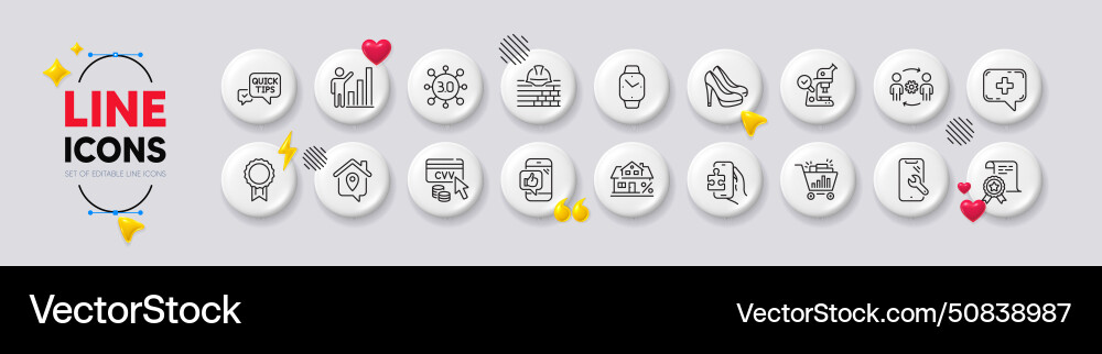 Puzzle-Spiel web3 und bauen Linie Icons für Web Puzzle-Spiel web3 und bauen Linie Icons für Web vektorbild