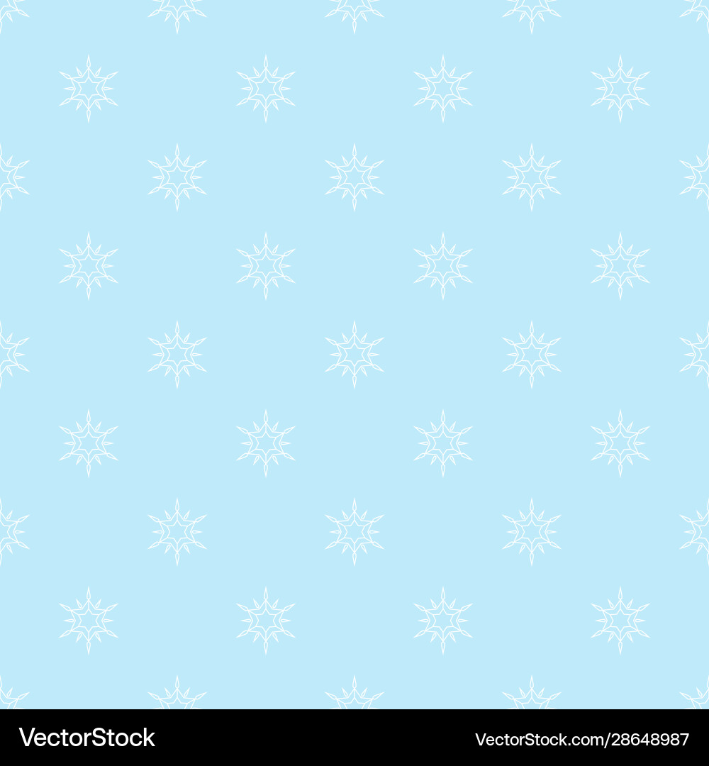 Seamless pattern with snowflakes Seamless pattern with snowflakes vector image