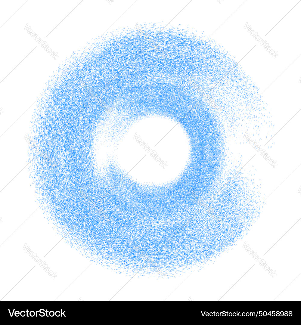A visually distinctive abstract circle comprised Vector Image