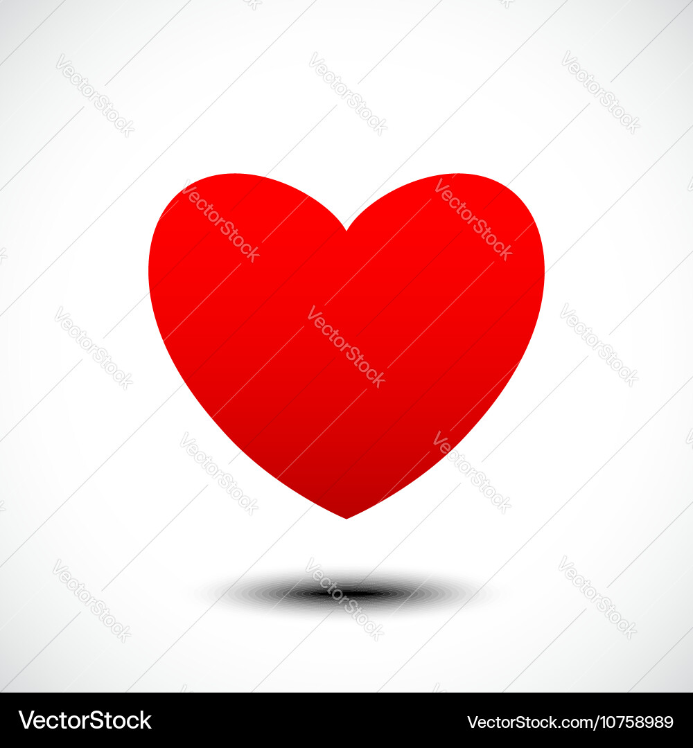 Heart shape symbol design Vector Image