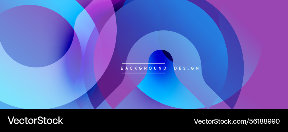 Abstract colorful circles overlap creating Abstract colorful circles overlap creating vector image
