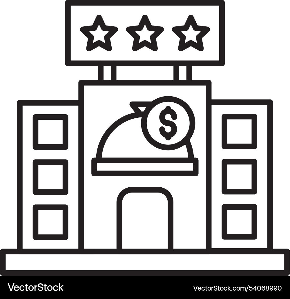 Tip line icon design Vector Image