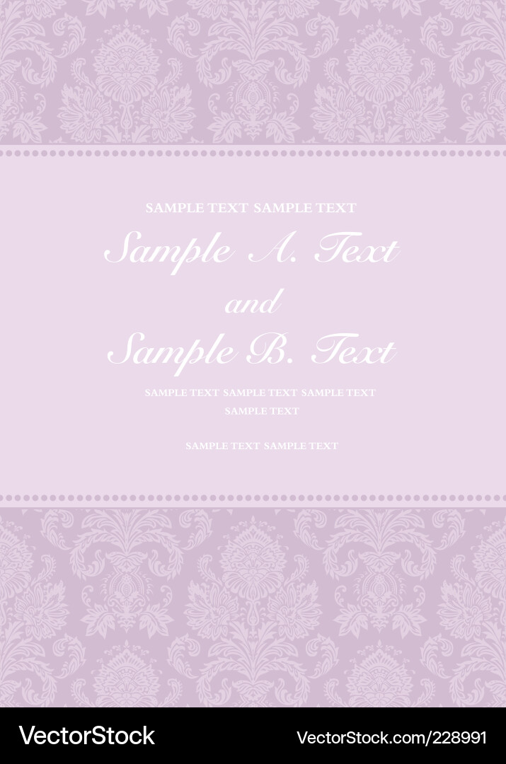 Damask pattern Vector Image