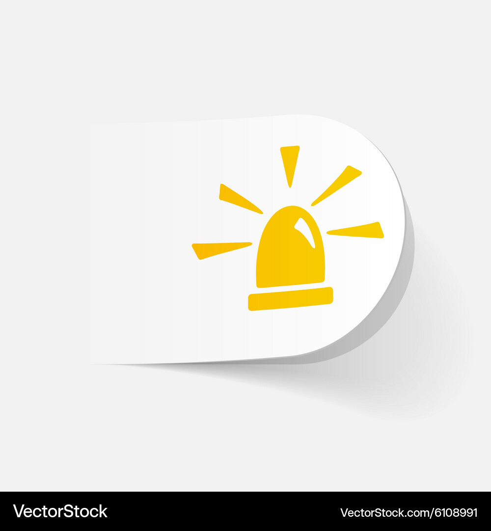 Realistic design element flasher Vector Image