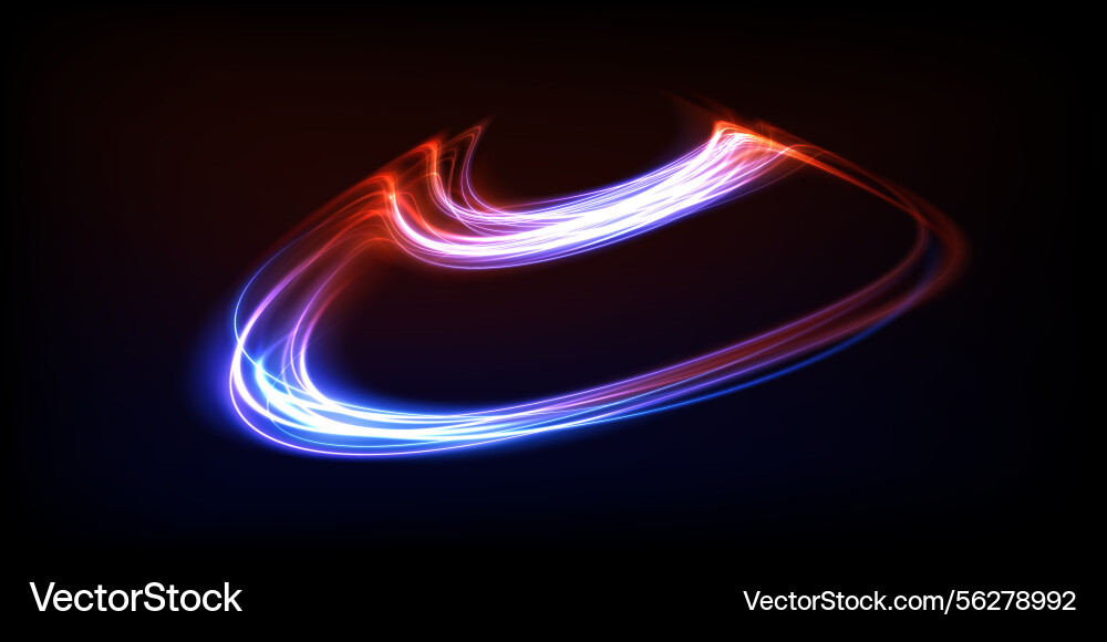 Creating abstract light trails that generate Creating abstract light trails that generate vector image
