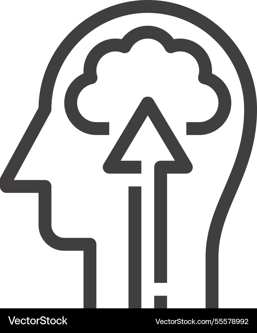 Karriere Fortschritt flache Linie Web-Icon Konzept Karriere Fortschritt flache Linie Web-Icon Konzept vektorbild
