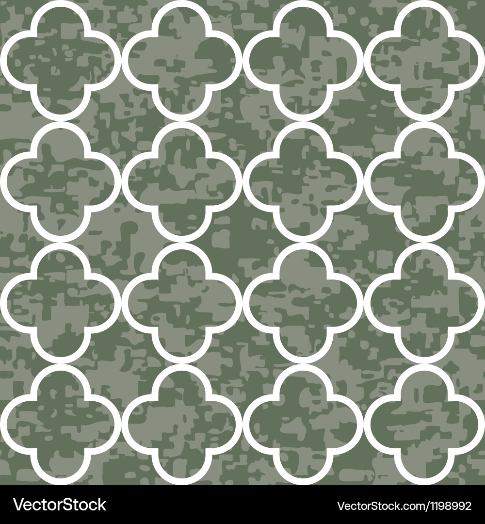 Seamless clover pattern background Vector Image