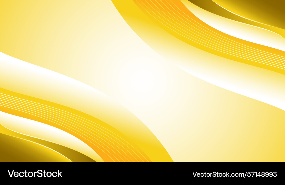 Abstract yellow background with smooth wavy lines Abstract yellow background with smooth wavy lines vector image