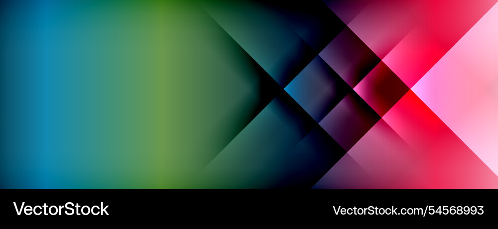 Colorful gradient with lines made of shadow Vector Image
