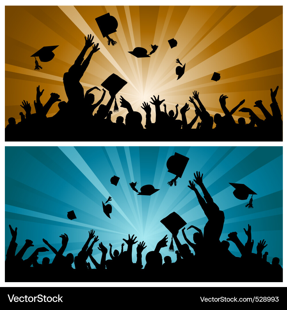 Graduation party Royalty Free Vector Image - VectorStock