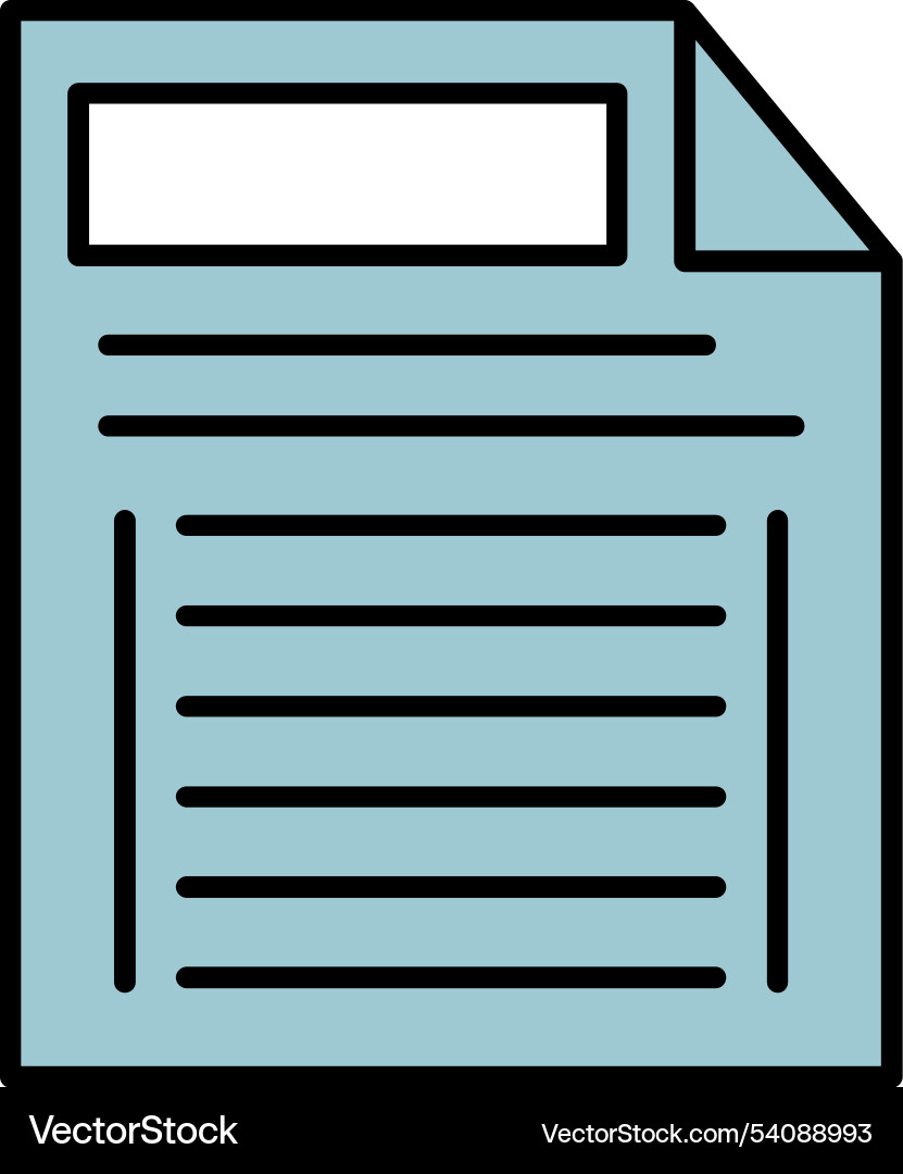 Tasks line filled icon design Vector Image