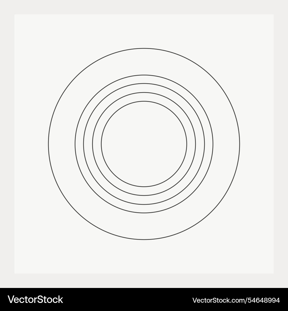 Minimal simple circle background Minimal simple circle background vector image
