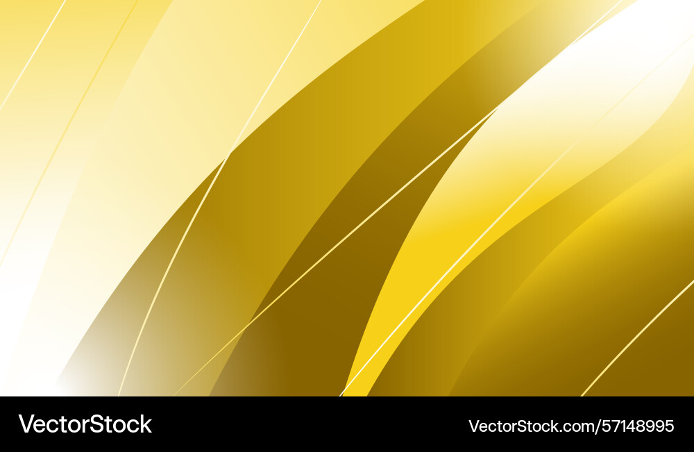 Abstract yellow background with smooth wavy lines Abstract yellow background with smooth wavy lines Vector Image