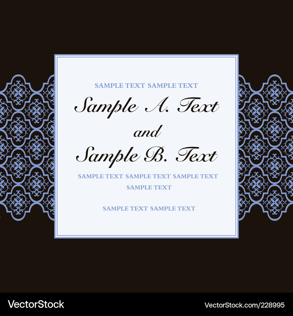 Mosaic pattern and frame Vector Image