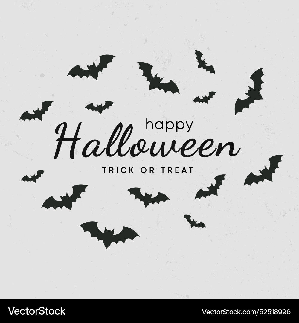 A flock of bats isolated go up silhouette Vector Image