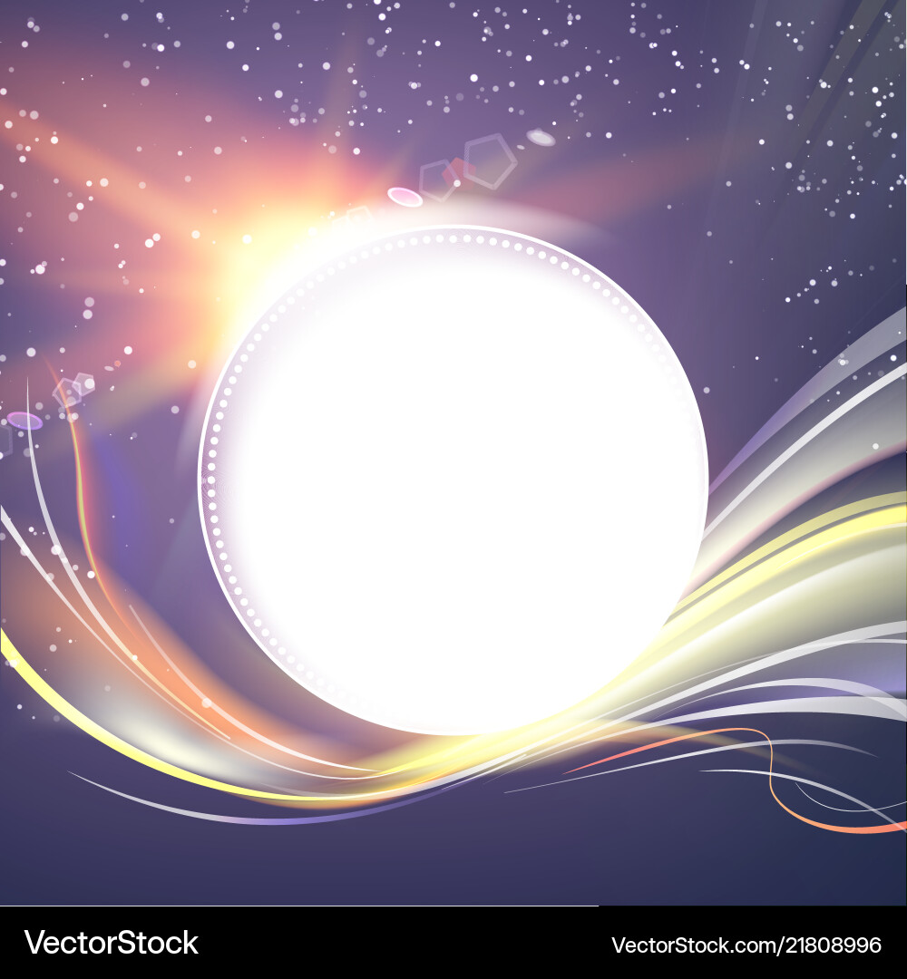 Abstract Particle Burst Dark Background vector image